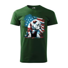 ZSONA DEKOR Póló Bulldog mintával - Zöld S méretben ajándéktárgy