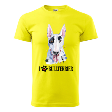 ZSONA DEKOR Póló Bullterrier mintával - Sárga XXL méretben egyedi ajándék