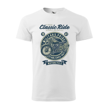 ZSONA DEKOR Póló Classic Ride mintával - Fehér XXXL méretben egyedi ajándék