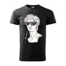 ZSONA DEKOR Póló Dávid mintával - Fekete S méretben egyedi ajándék