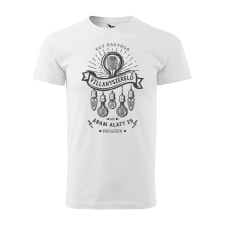 ZSONA DEKOR Póló Egy ragyogó villanyszerelő mintával - Fehér XXL méretben egyedi ajándék