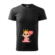 ZSONA DEKOR Póló Girl baby mintával - Fekete XXL méretben egyedi ajándék