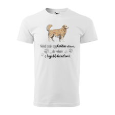 ZSONA DEKOR Póló Golden retriver mintával - Fehér XXL méretben egyedi ajándék