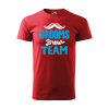ZSONA DEKOR Póló Grooms brew team mintával - Piros L méretben