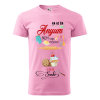 ZSONA DEKOR Póló Ha az én anyum nem tudja megsütni mintával - Rózsaszín S méretben
