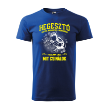 ZSONA DEKOR Póló Hegesztő vagyok mintával - Kék S méretben egyedi ajándék