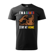 ZSONA DEKOR Póló I am a gamer mintával - Fekete XXXL méretben egyedi ajándék