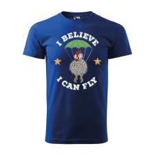 ZSONA DEKOR Póló I believe i can fly mintával - Kék XXL méretben egyedi ajándék