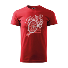 ZSONA DEKOR Póló I love to my bike mintával - Piros XL méretben egyedi ajándék