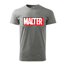 ZSONA DEKOR Póló Malter mintával - Szürke XXXL méretben egyedi ajándék