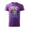 ZSONA DEKOR Póló Ride or die mintával - Lila S méretben