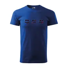 ZSONA DEKOR Póló Smile mintával - Kék S méretben egyedi ajándék