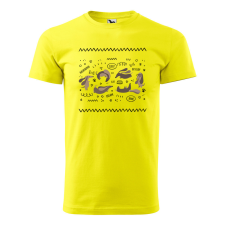 ZSONA DEKOR Póló Tacskó mintával - Sárga S méretben v2 egyedi ajándék