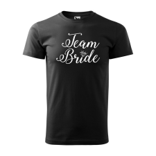 ZSONA DEKOR Póló Team bride mintával - Fekete XL méretben egyedi ajándék