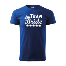 ZSONA DEKOR Póló Team bride mintával - Kék XXL méretben v4 egyedi ajándék