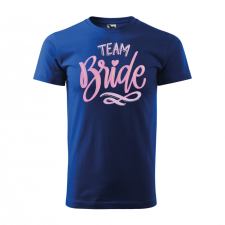 ZSONA DEKOR Póló Team bride mintával - Kék XXXL méretben v2 egyedi ajándék