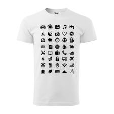 ZSONA DEKOR Póló Traveller mintával - Fehér XL méretben egyedi ajándék