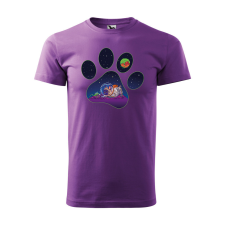 ZSONA DEKOR Póló Űrkutya mintával - Lila S méretben egyedi ajándék