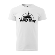 ZSONA DEKOR Póló Van whiskey mintával - Fehér S méretben egyedi ajándék