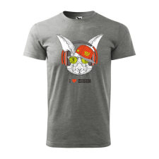 ZSONA DEKOR Póló Zenét hallgató nyúl mintával - Szürke XXXL méretben egyedi ajándék