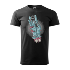 ZSONA DEKOR Póló Zombi kéz mintával - Fekete M méretben egyedi ajándék