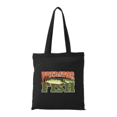 ZSONA DEKOR Predator fish - Bevásárló táska fekete