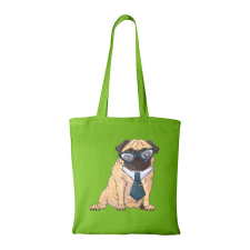 ZSONA DEKOR Pug Dog - Bevásárló táska zöld kézitáska és bőrönd