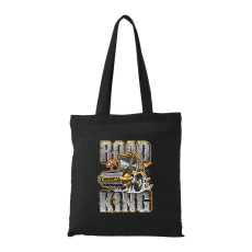 ZSONA DEKOR Road king - Bevásárló táska fekete