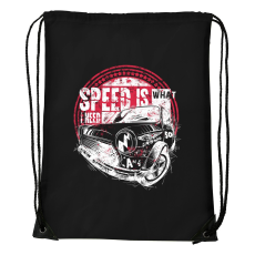 ZSONA DEKOR Speed is what i need - Sport táska fekete
