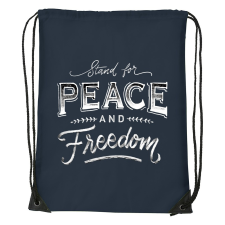 ZSONA DEKOR Stand for peace - Sport táska navy kék kézitáska és bőrönd