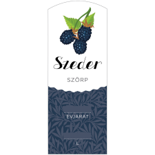 ZSONA DEKOR Szörp cimke Szeder hosszú 5 db/csomag információs címke