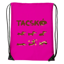 ZSONA DEKOR Tacskó - Sport táska magenta v2 kézitáska és bőrönd