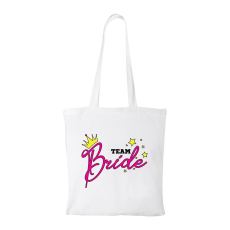 ZSONA DEKOR Team bride - Bevásárló táska fehér v1