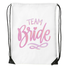ZSONA DEKOR Team bride pink - Sport táska fehér