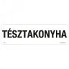 ZSONA DEKOR Tésztakonyha Műanyag tábla 250x80 mm