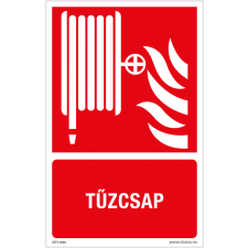 ZSONA DEKOR Tűzcsap Öntapadós matrica 160x250 mm információs címke