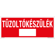 ZSONA DEKOR Tűzoltókészülék Műanyag tábla 250x100 mm információs címke