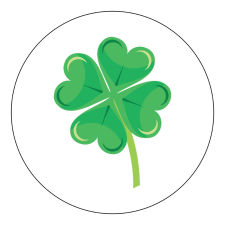 ZSONA DEKOR Vasalható Ovis jel csomag Lóhere mintával ajándéktárgy