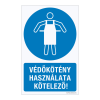 ZSONA DEKOR Védőkötény használata kötelező! Műanyag tábla 100x160 mm
