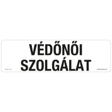 ZSONA DEKOR Védőnői szolgálat Öntapadós matrica 250x80 mm információs címke