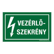 ZSONA DEKOR Vezérlőszekrény Öntapadós matrica 320x500 mm információs címke