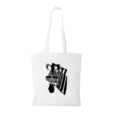 ZSONA DEKOR Zebra - Bevásárló táska fehér