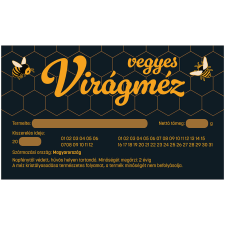 Zsona Vegyes virágméz öntapadós műanyag alapú 5 db/csomag dekorációs kellék