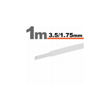  Zsugorcső (3.5 mm - 1.75 mm) - fehér villanyszerelés