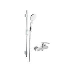 Zuhany csaptelep SAT Project zuhanyszettel együtt 150 mm króm SATBSPRO268SET csaptelep