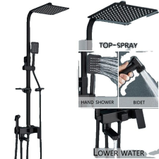  Zuhany csaptelepkészlet, falra szerelt, esővíz -kád, 4-út 12 hüvelyk b csaptelep