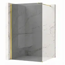  Zuhanyfal Rea Flexi Grey / Gold 90 kád, zuhanykabin