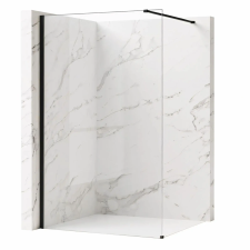  Zuhanyfal Rea Flexi Transparent / Black 140 kád, zuhanykabin
