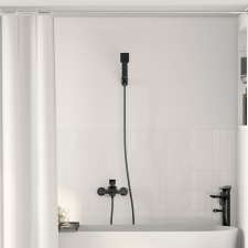  Zuhanyfej Készlet Fekete G 1 / 2 hüvelyk csaptelep