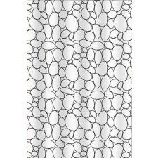 Zuhanyfüggöny - STONE - Impregnált textil - 180 x 200 cm lakástextília